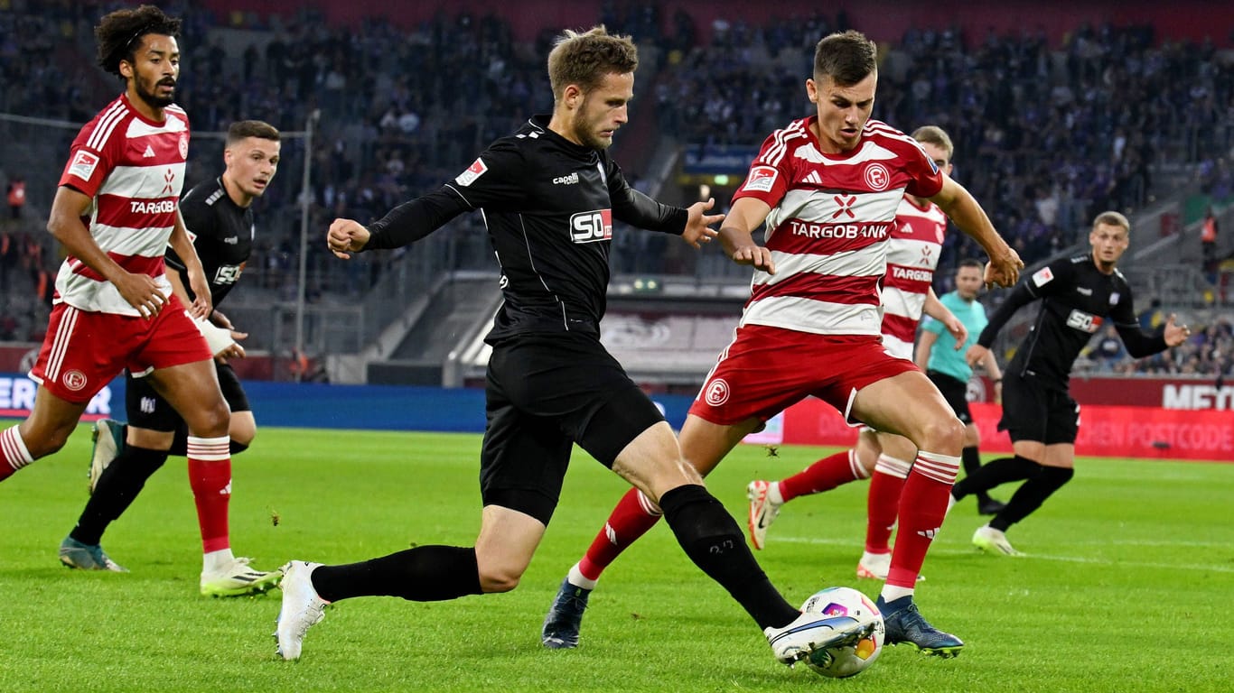 Geriet in den Hintergrund: Das Spiel zwischen Fortuna Düsseldorf und dem VfL Osnabrück.