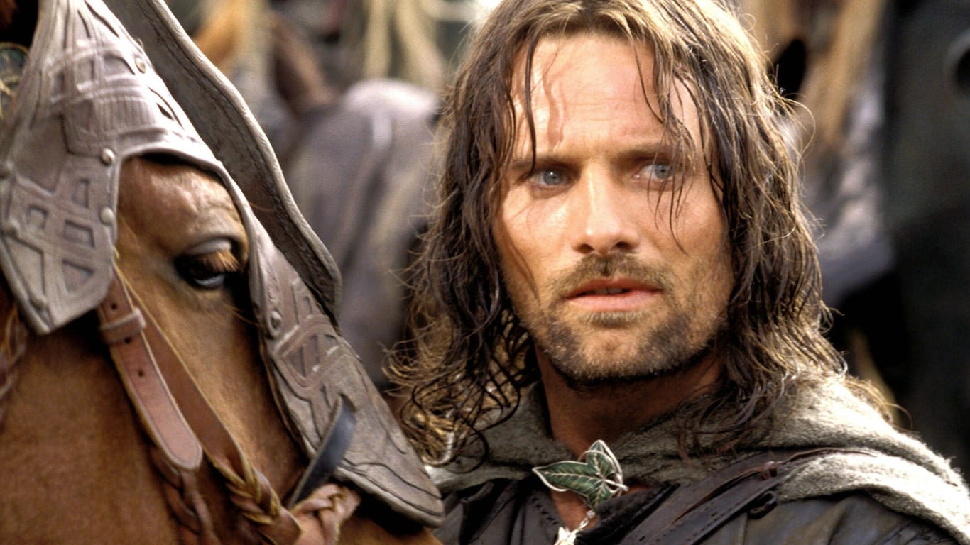 Viggo Mortensen: Er spielte drei Filme lang die Rolle des Aragorn.