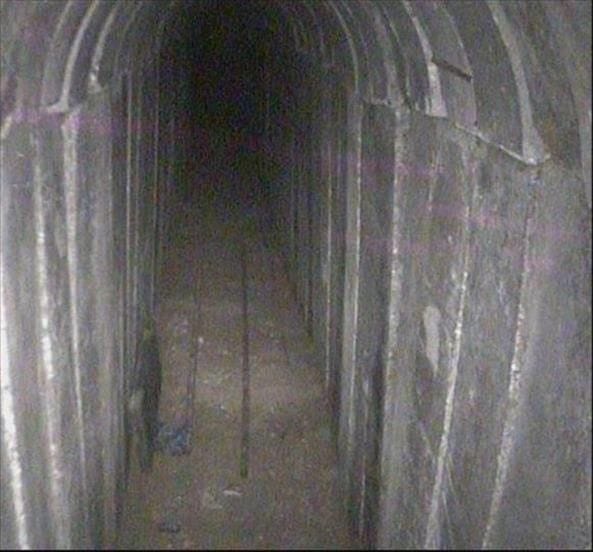 Diesen Tunnel entdeckte die israelische Armee 2018 unter der Grenze zwischen Gaza und Israel.