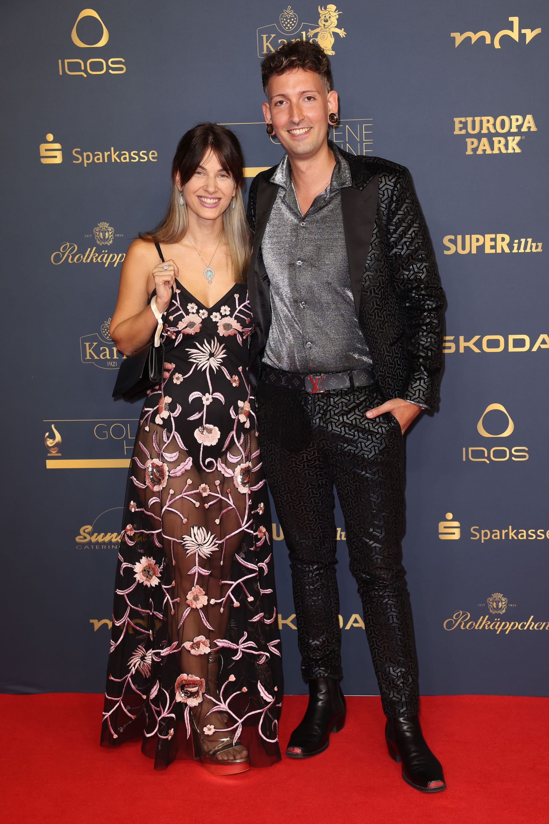 Fabian Kahl mit seiner Freundin Yvonne bei der Goldenen Henne.