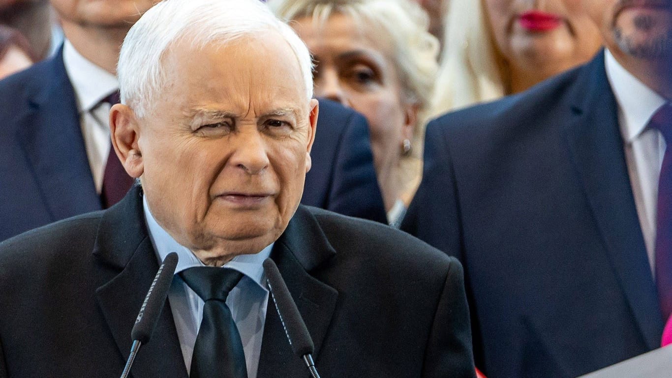 Jarosław Kaczyński auf Wahlkampf: Die Fronten im polnischen Parlament sind verhärtet.