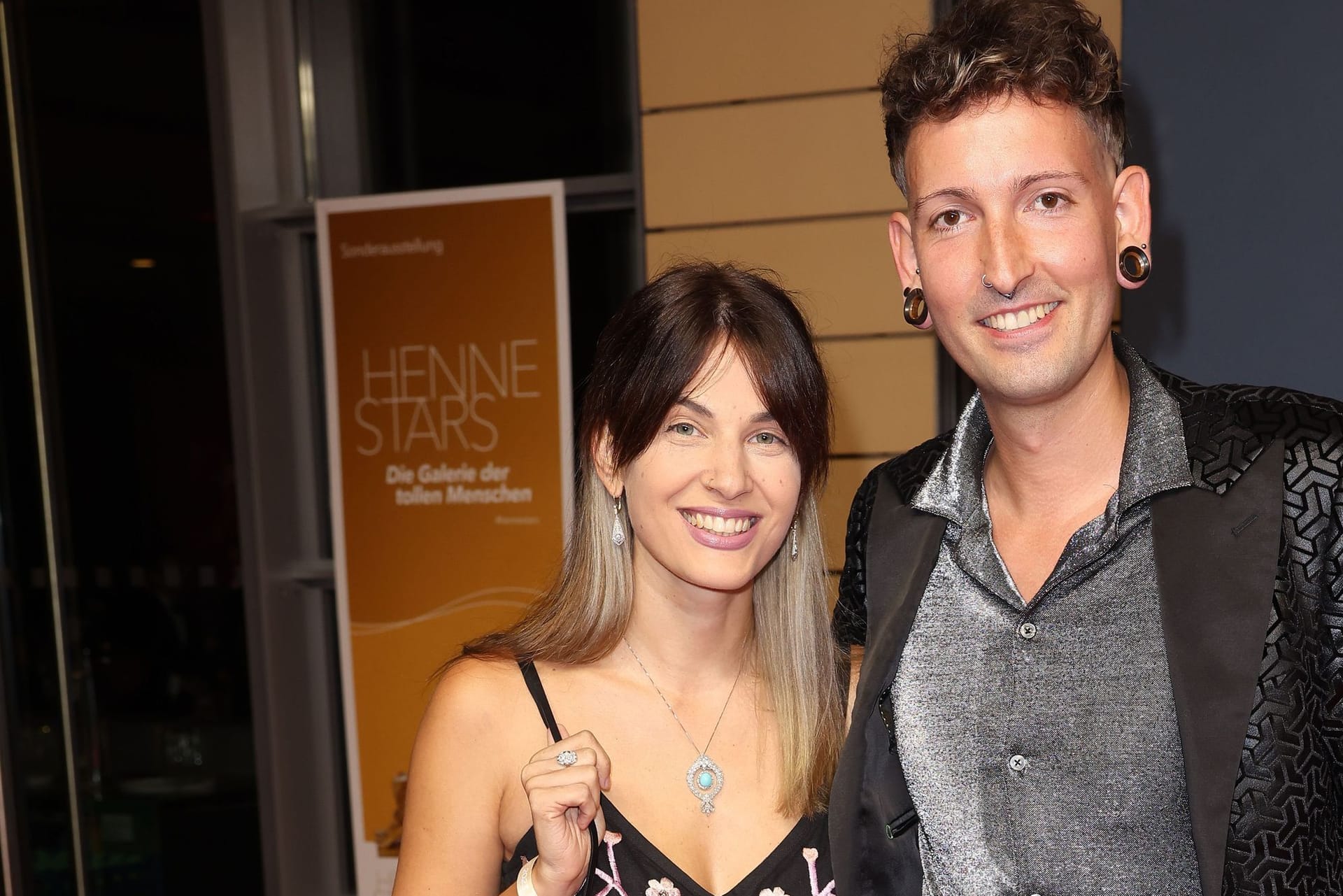 Fabian Kahl mit seiner Freundin Yvonne bei der Goldenen Henne.