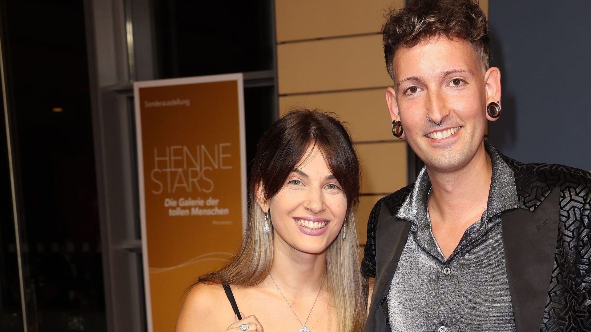 Fabian Kahl mit seiner Freundin Yvonne bei der Goldenen Henne.