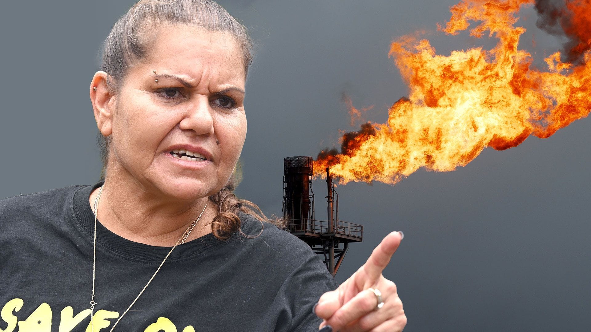 Raelene Cooper bei einem Protest: "Ich bin sehr zufrieden mit dem Ergebnis".