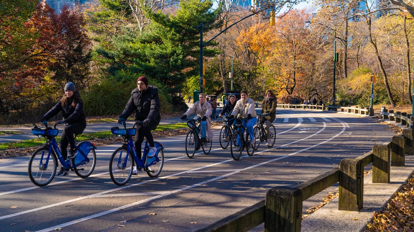 Central Park in New York: Die US-Stadt ist im Herbst besonders beliebt.