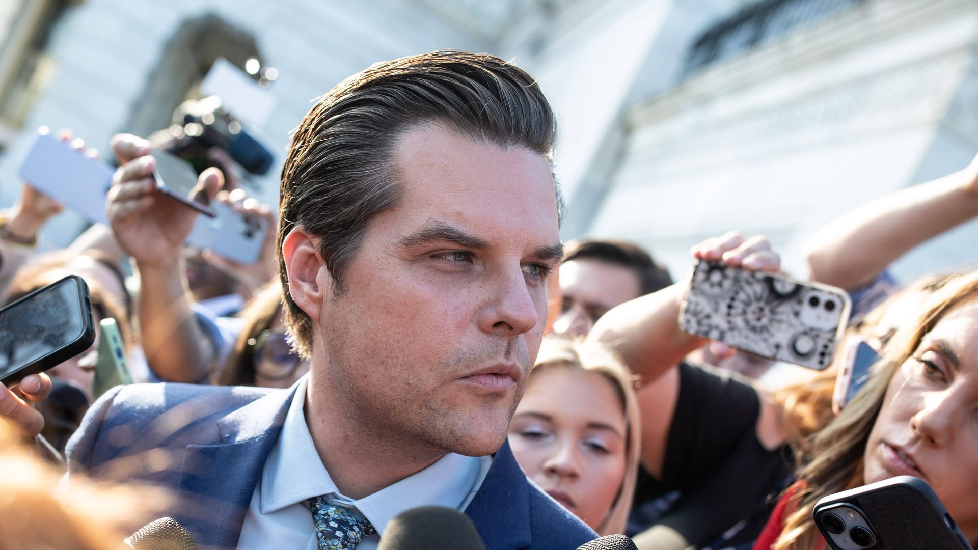 Anführer der Aufrührer: Floridas rechtsextremer Abgeordneter Matt Gaetz hat Kevin McCarthy gestürzt.