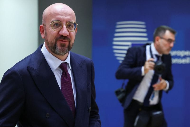 Präsident des Europäischen Rates Charles Michel: Er ruft Israel dazu auf, das humanitäre Völkerrecht einzuhalten.