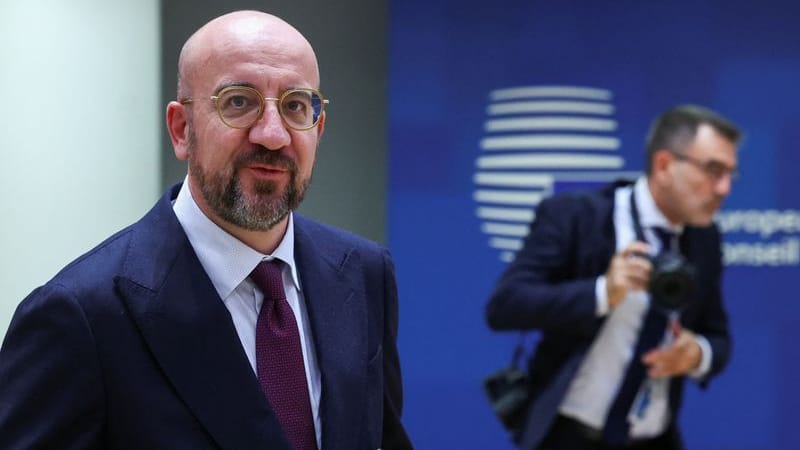 Präsident des Europäischen Rates Charles Michel: Er ruft Israel dazu auf, das humanitäre Völkerrecht einzuhalten.