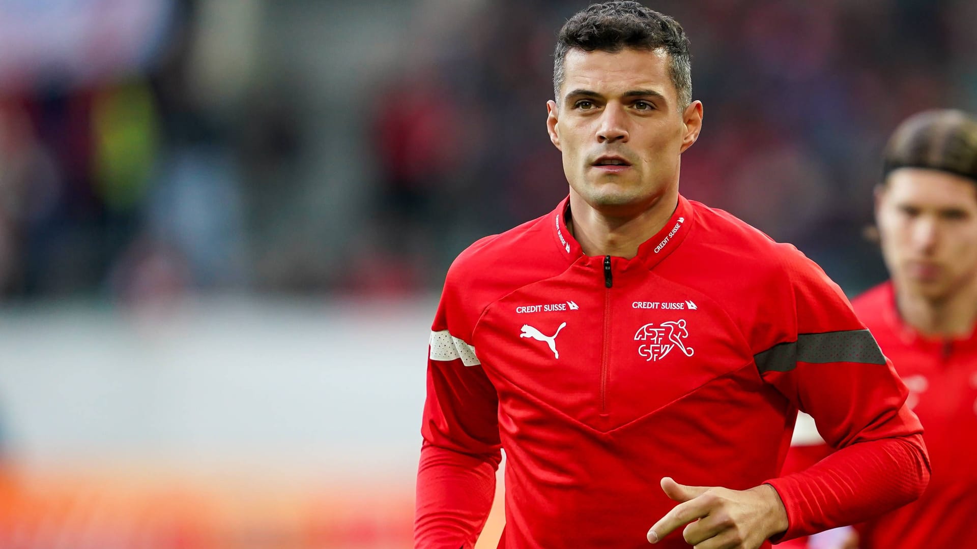 Granit Xhaka beim Länderspiel in St. Gallen: Die Partie gegen Belarus war für den Leverkusener eine besondere. Granit Xhaka beim Länderspiel in St. Gallen: Die Partie gegen Belarus war für den Leverkusener eine besondere.