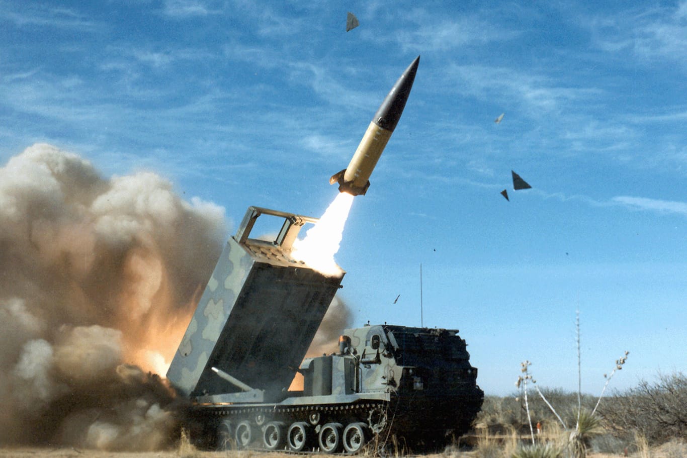 Eine ATACMS-Rakete (Archivbild): Ein bedeutendes Waffensystem für die angegriffene Ukraine.