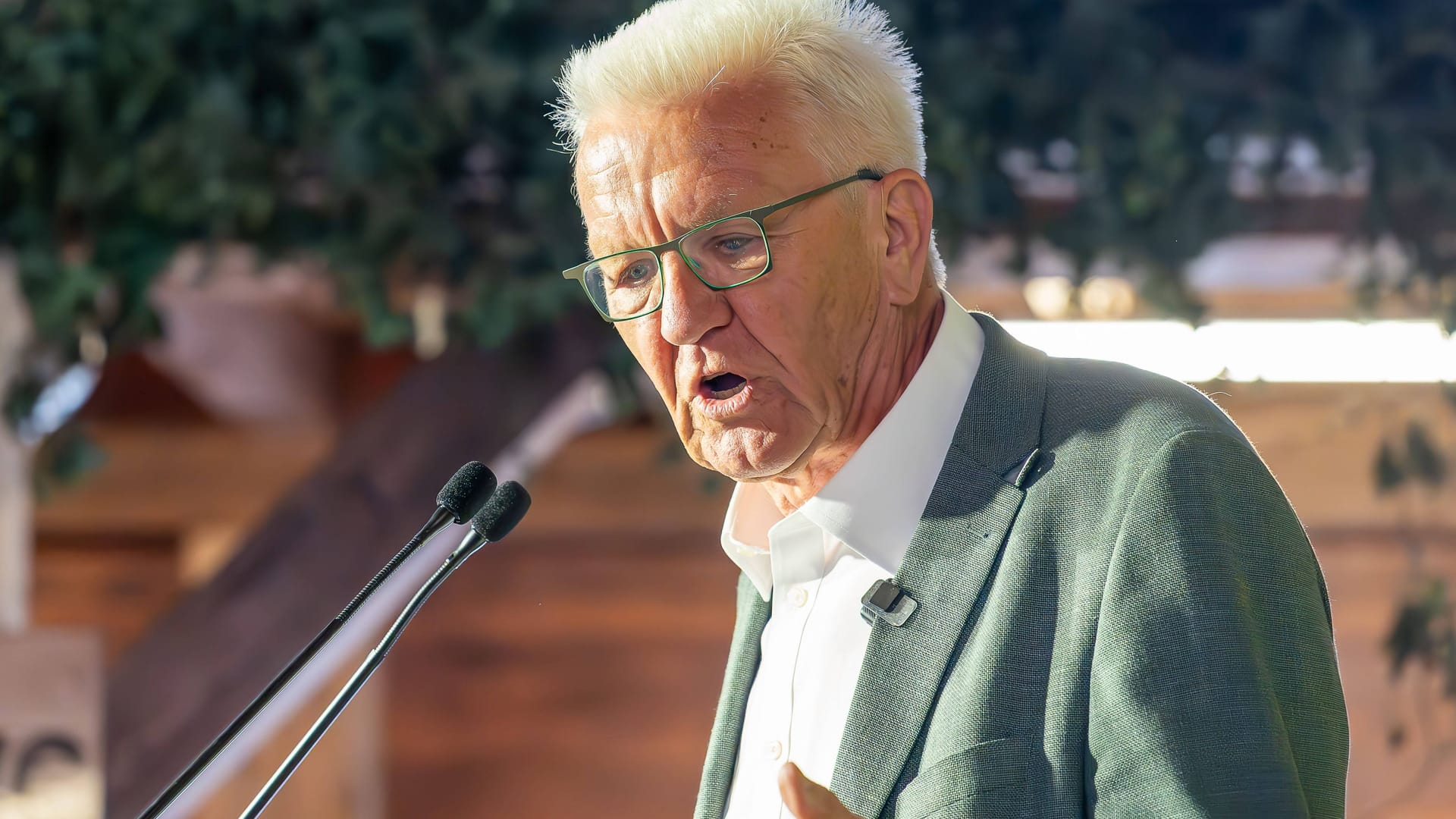 Grüner Ministerpräsident Kretschmann: "Die Stimmung ist aufgeheizt."