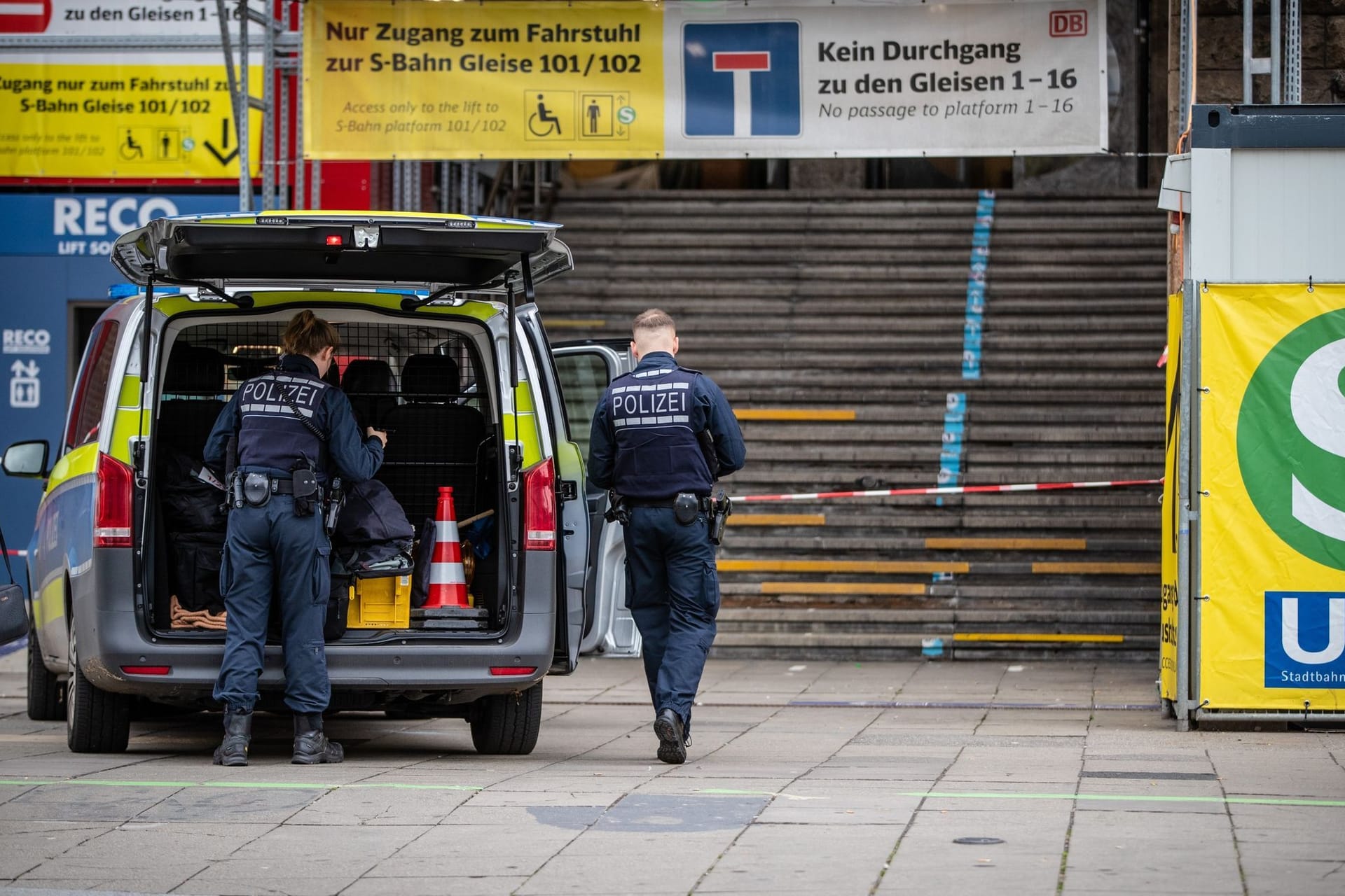 Bedrohungslage am Stuttgarter Hauptbahnhof