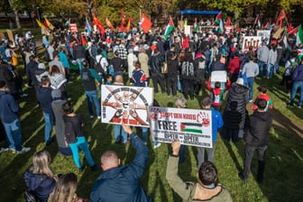 Pro-Palästina-Kundgebung in Stuttgart