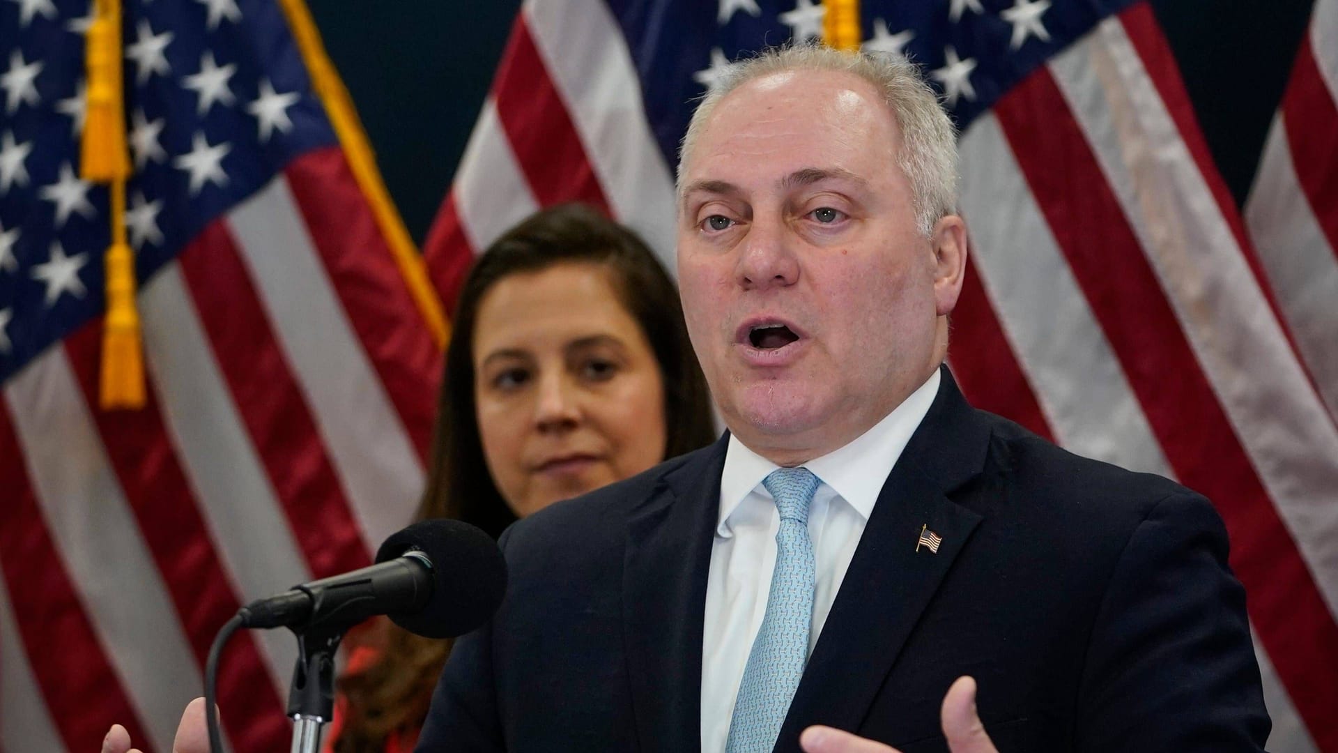 Mehrheitsführer ohne Mehrheit: Steve Scalise, zog seine Kandidatur zurück.