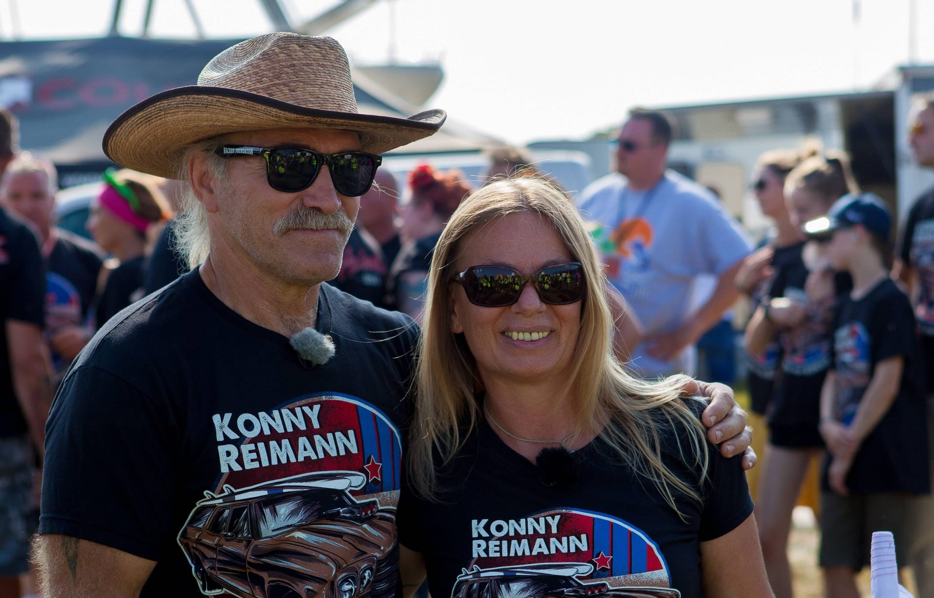 Konny Reimann und seine Frau Manu.