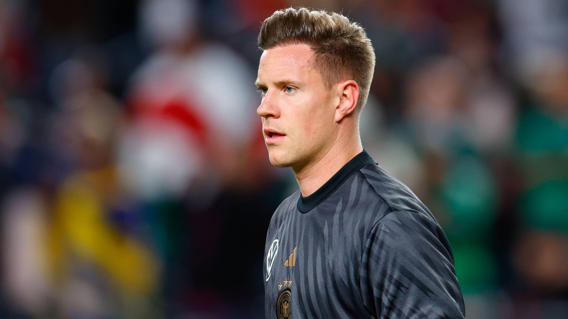 Marc-André ter Stegen: Er ist aktuell der Stammtorhüter in der Nationalmannschaft. Marc-André ter Stegen: Er ist aktuell der Stammtorhüter in der Nationalmannschaft.
