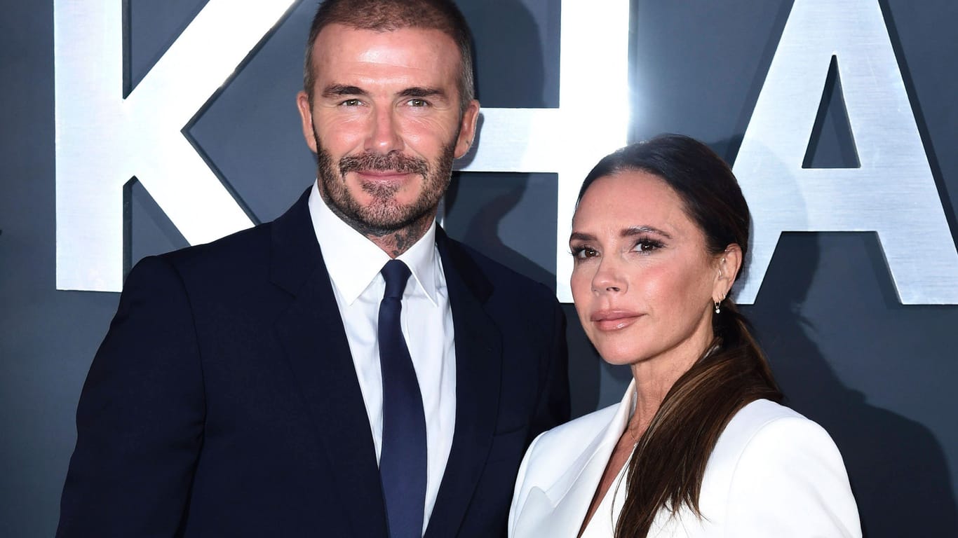 David Beckham mit Ehefrau Victoria Beckham: Hier bei der Premiere ihrer Netflix Doku-Serie "Beckham"