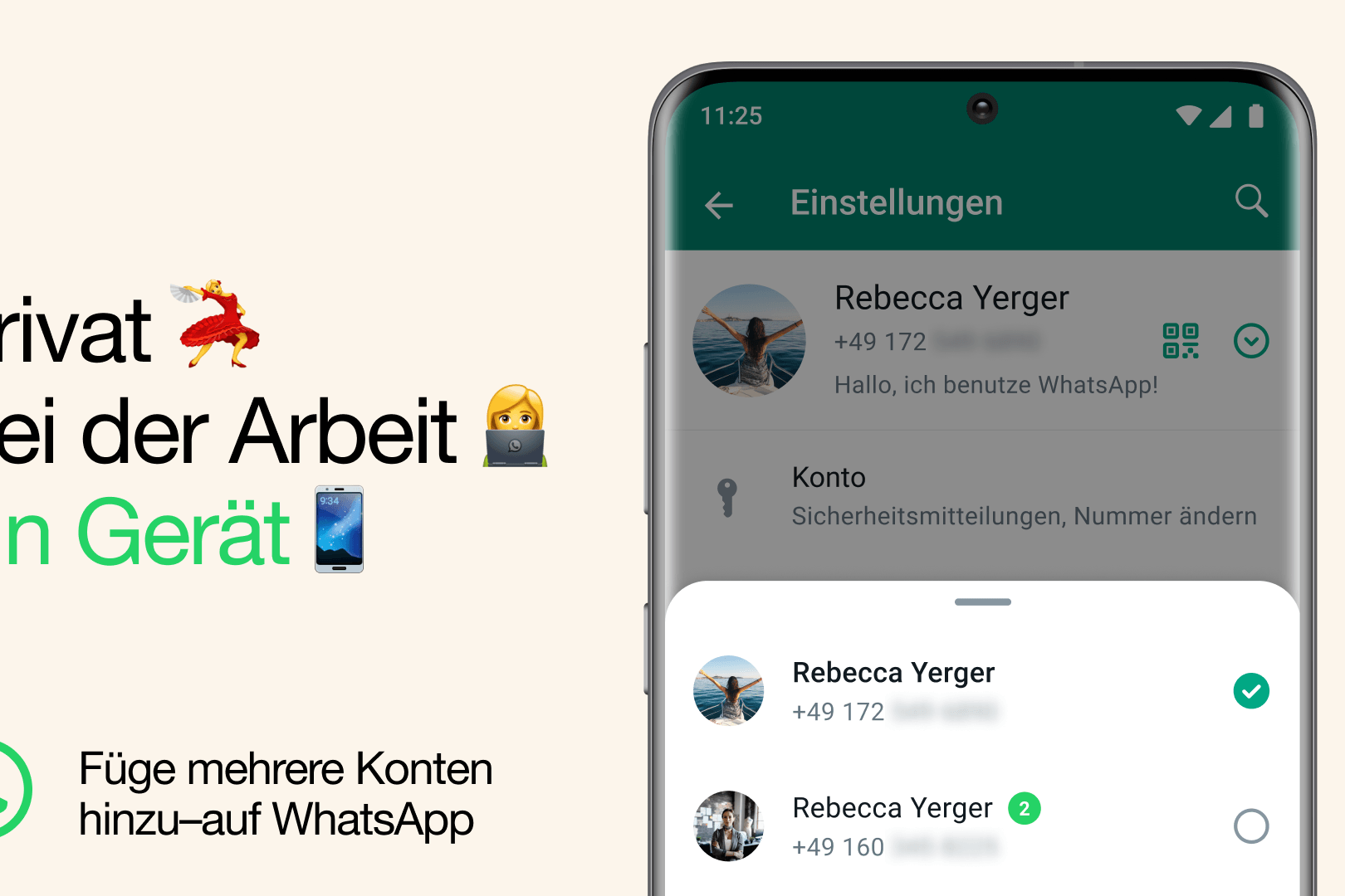 WhatsApp auf einem Android-Handy: Der Messenger hat eine neue Funktion bekommen.