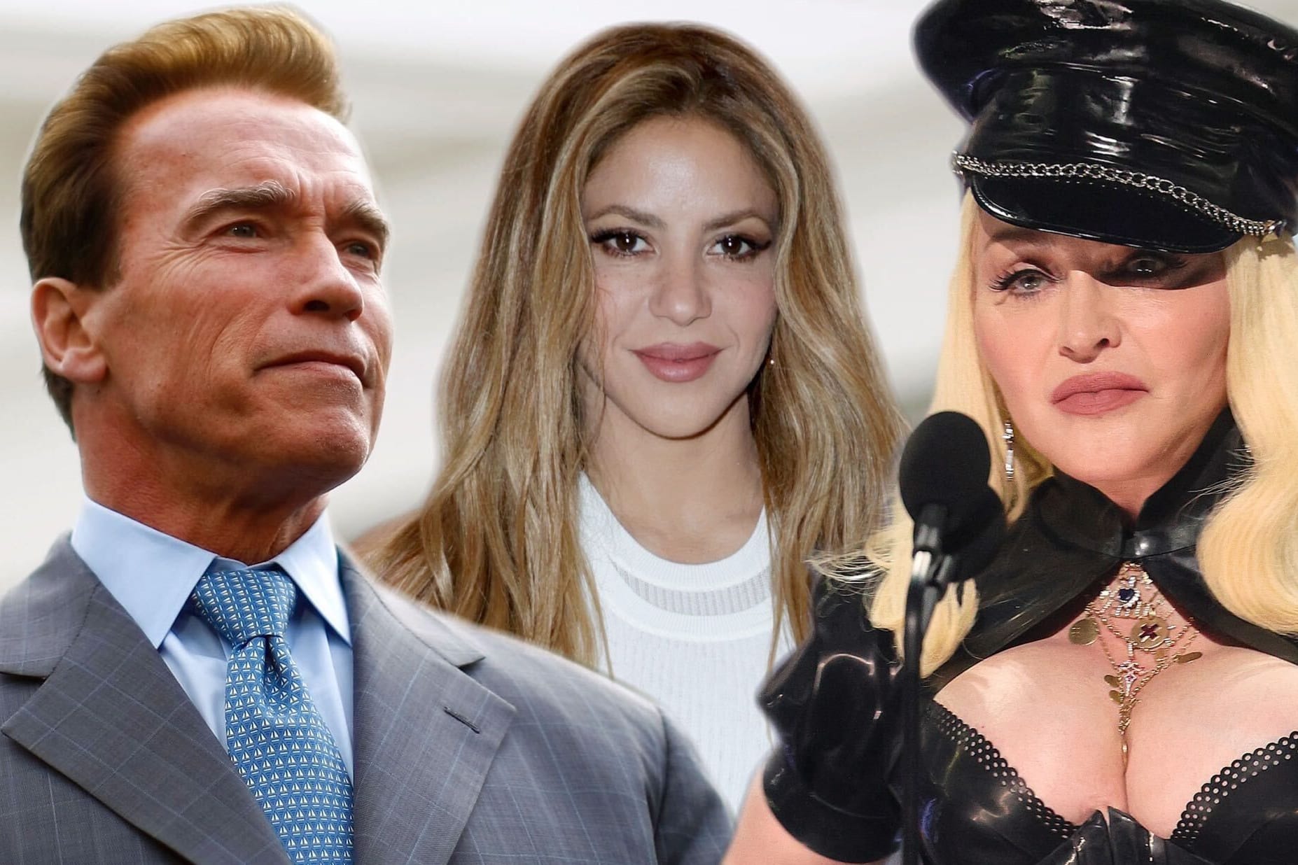 Arnold Schwarzenegger, Shakira und Madonna: Sie sind ziemlich klug.