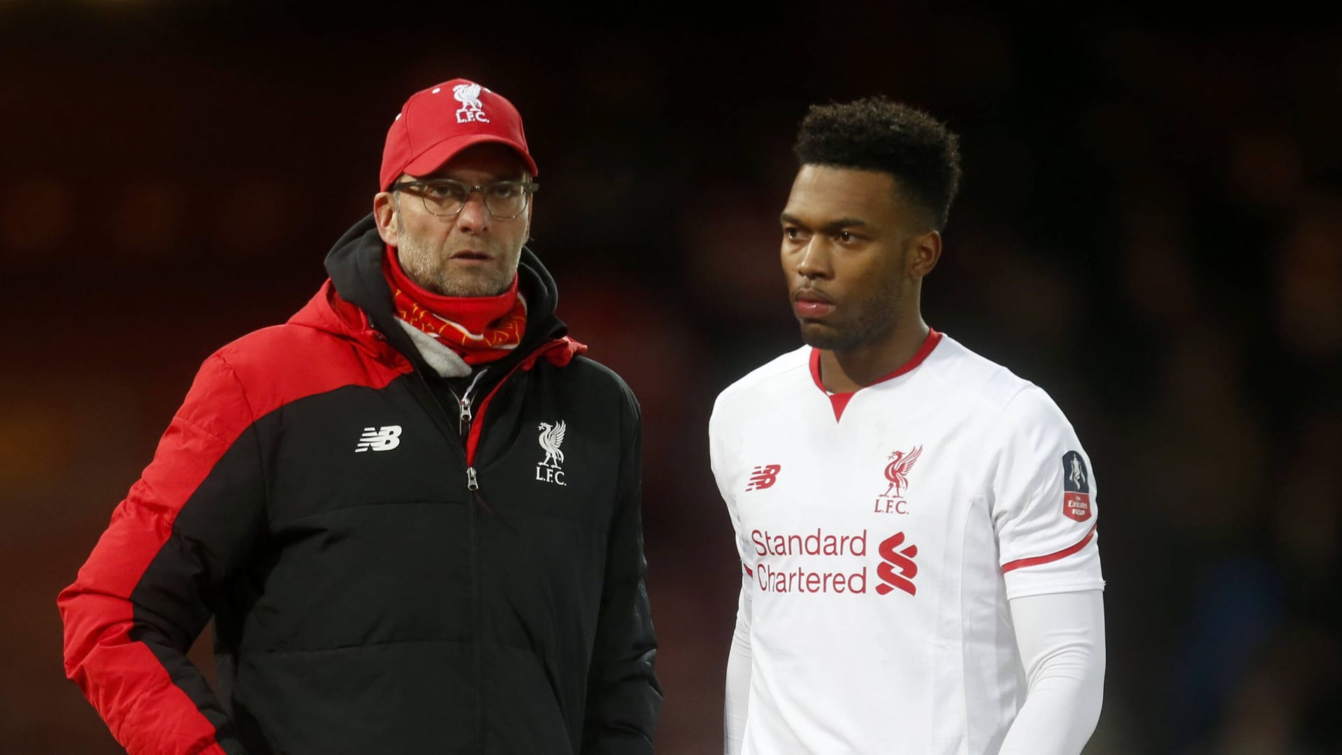 Arbeiteten in Liverpool zusammen: Jürgen Klopp (l.) und Daniel Sturridge.