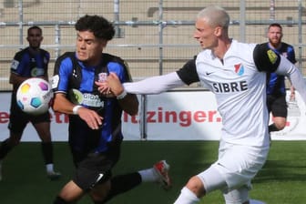 Spiel im Visier: Partie des FSV Frankfurt gegen den TSV Steinbach Haiger im Oktober 2023.