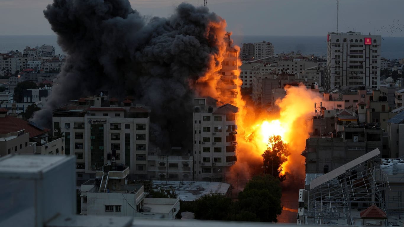 Israelischer Luftangriff auf Gaza.