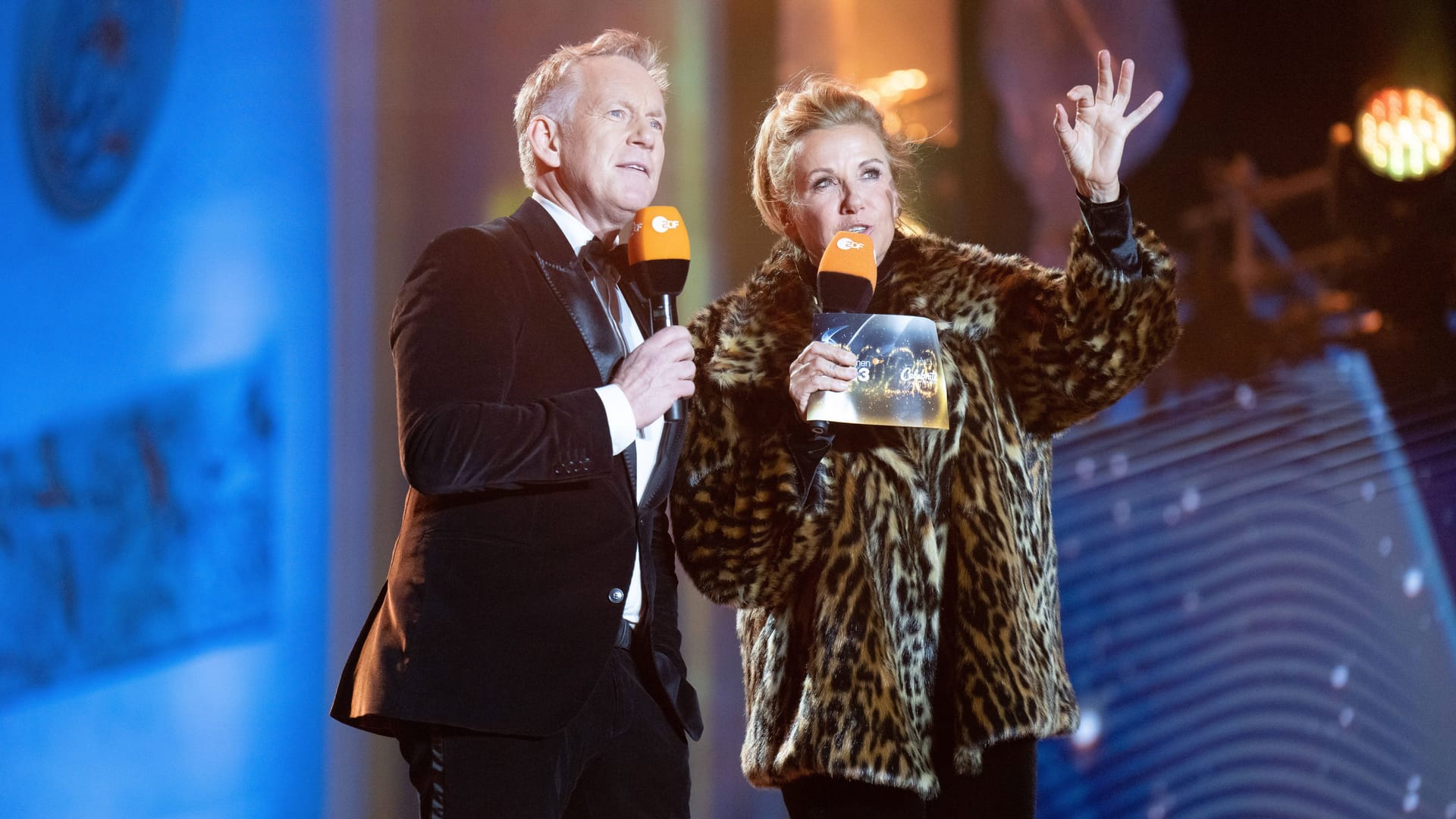 ZDF-Stars Johannes B. Kerner und Andrea Kiewel bei der Silvester-Party am Brandenburger Tor (Archivfoto).