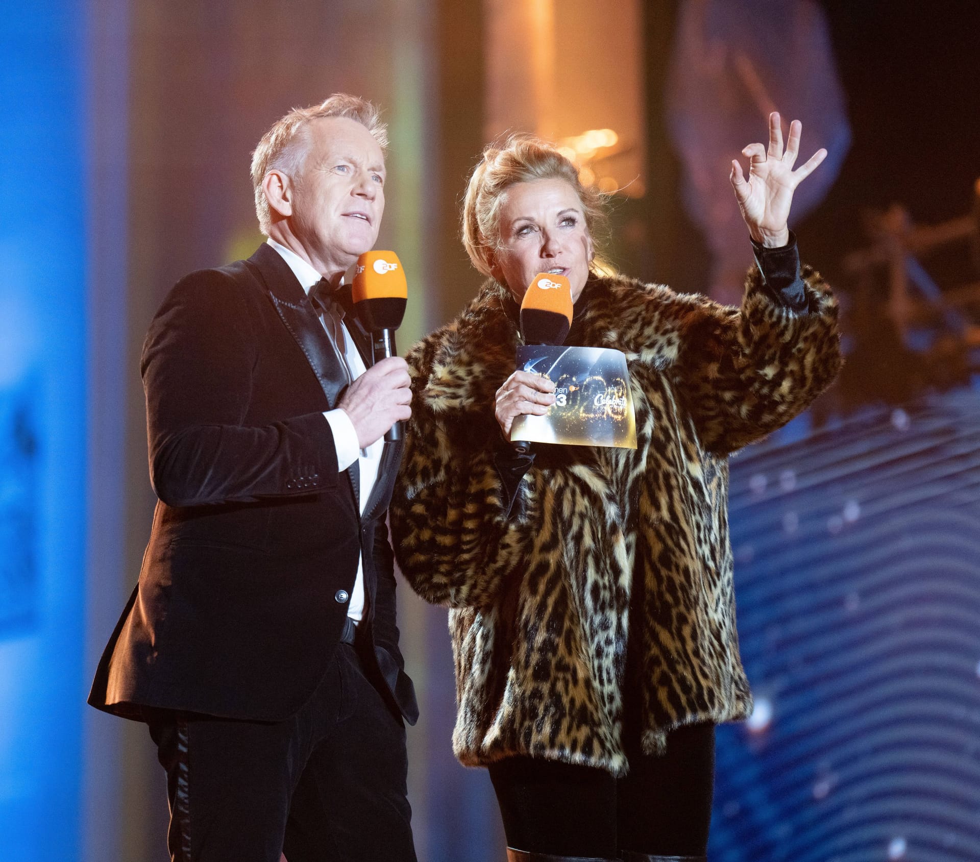 ZDF-Stars Johannes B. Kerner und Andrea Kiewel bei der Silvester-Party am Brandenburger Tor (Archivfoto).