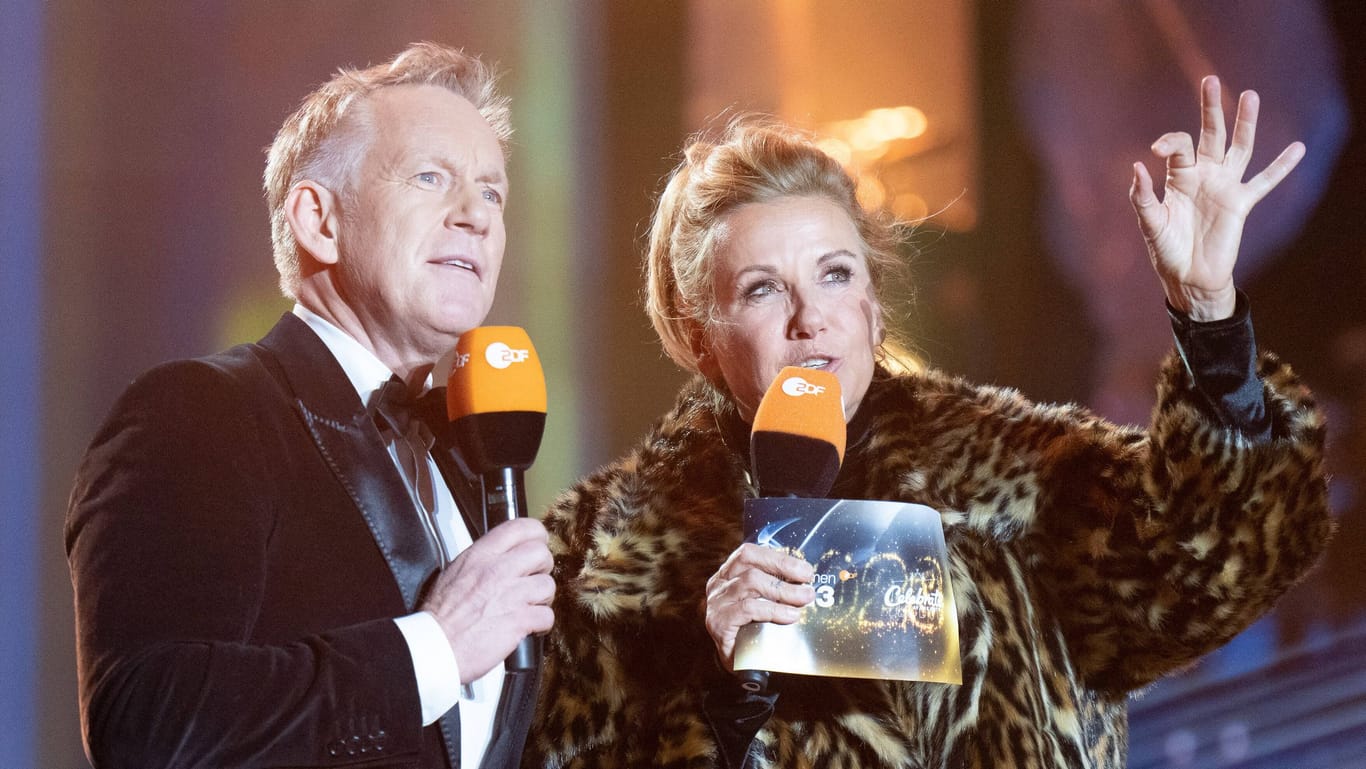 ZDF-Stars Johannes B. Kerner und Andrea Kiewel bei der Silvester-Party am Brandenburger Tor (Archivfoto).