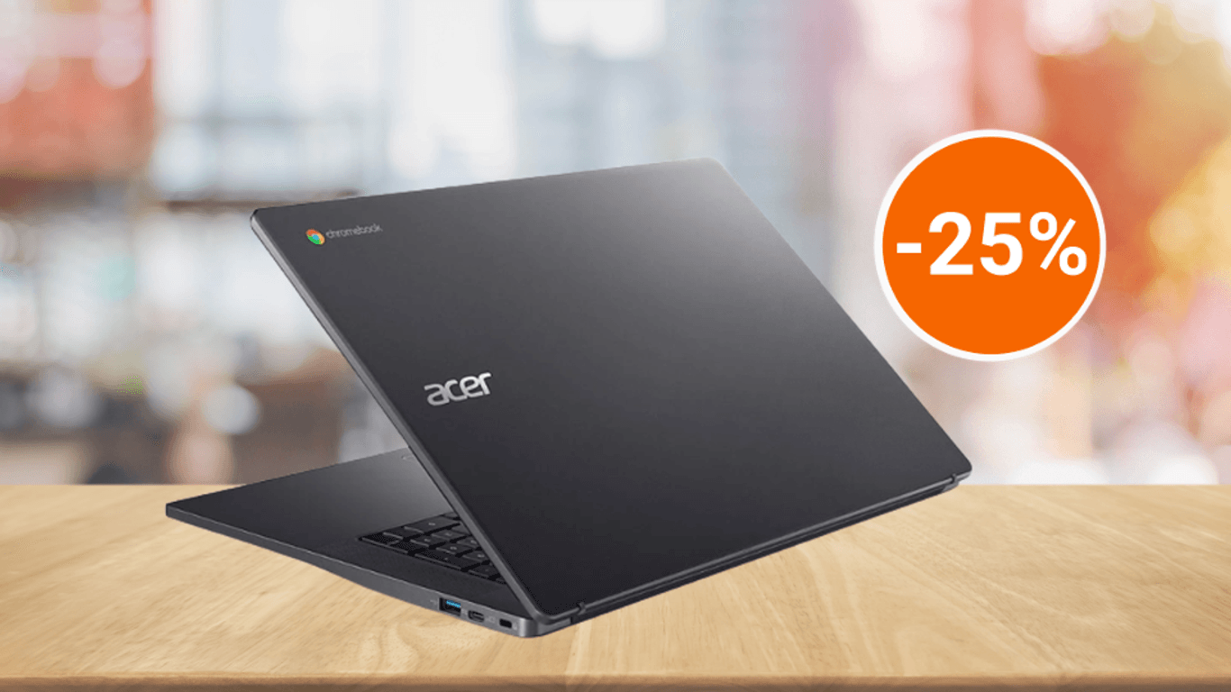 Mediamarkt-Deal: Das Acer Chromebook 317 besitzt ein Display mit 17,3 Zoll Diagonale und ist heute für unter 380 Euro erhältlich.