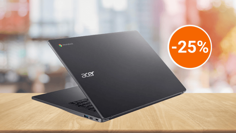 Mediamarkt-Deal: Das Acer Chromebook 317 besitzt ein Display mit 17,3 Zoll Diagonale und ist heute für unter 380 Euro erhältlich.