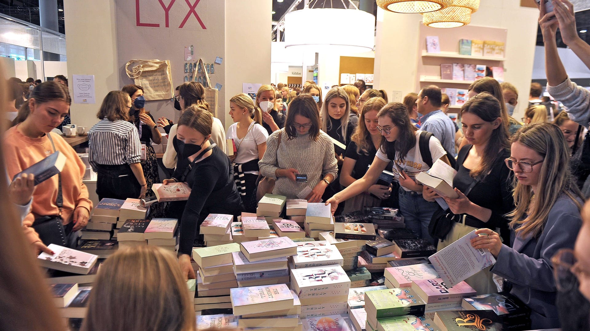 Großer Besucheransturm auf der Frankfurter Buchmesse 2022.