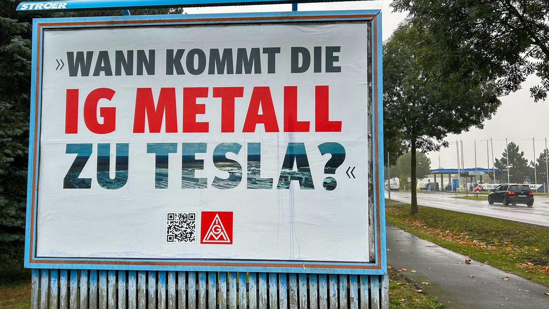 Plakat der IG Metall