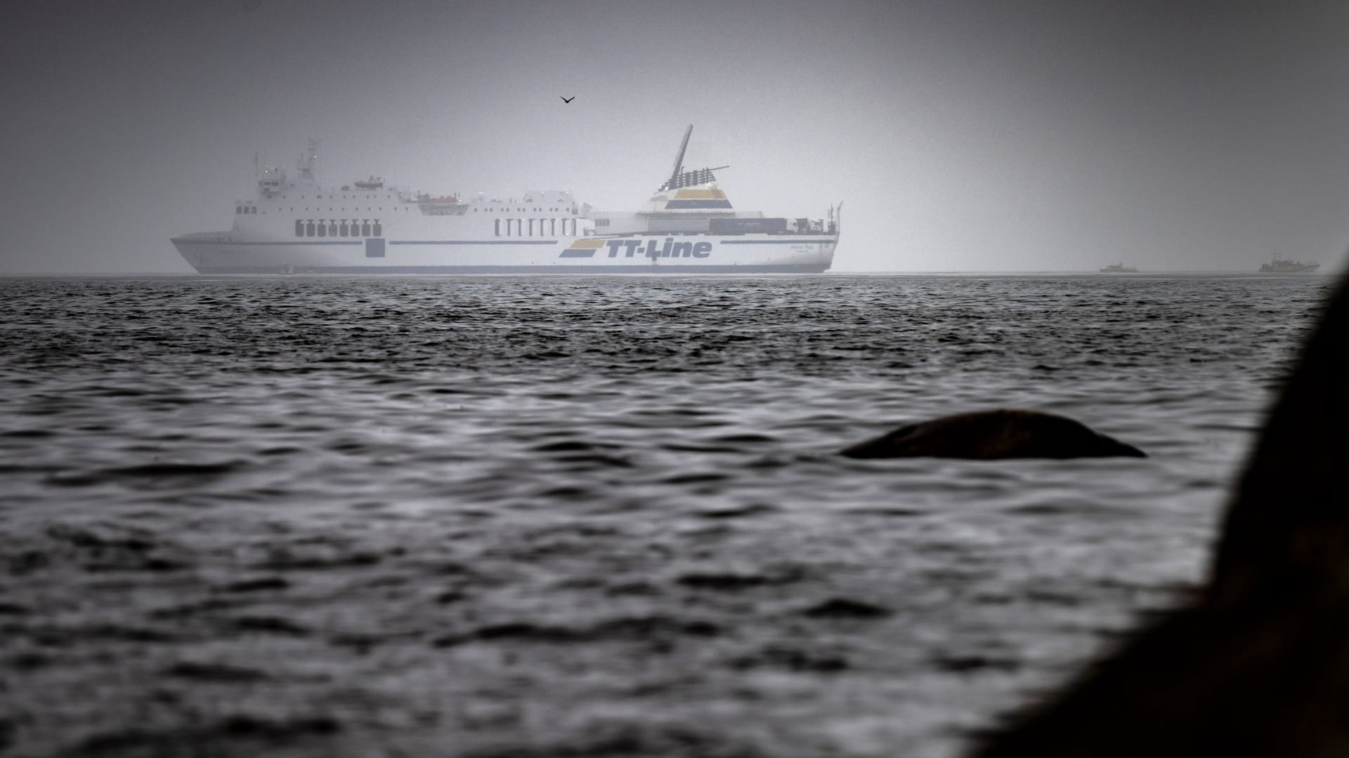 Die Fähre "Marco Polo" der Linie TT lief bei Karlshamn auf Grund.