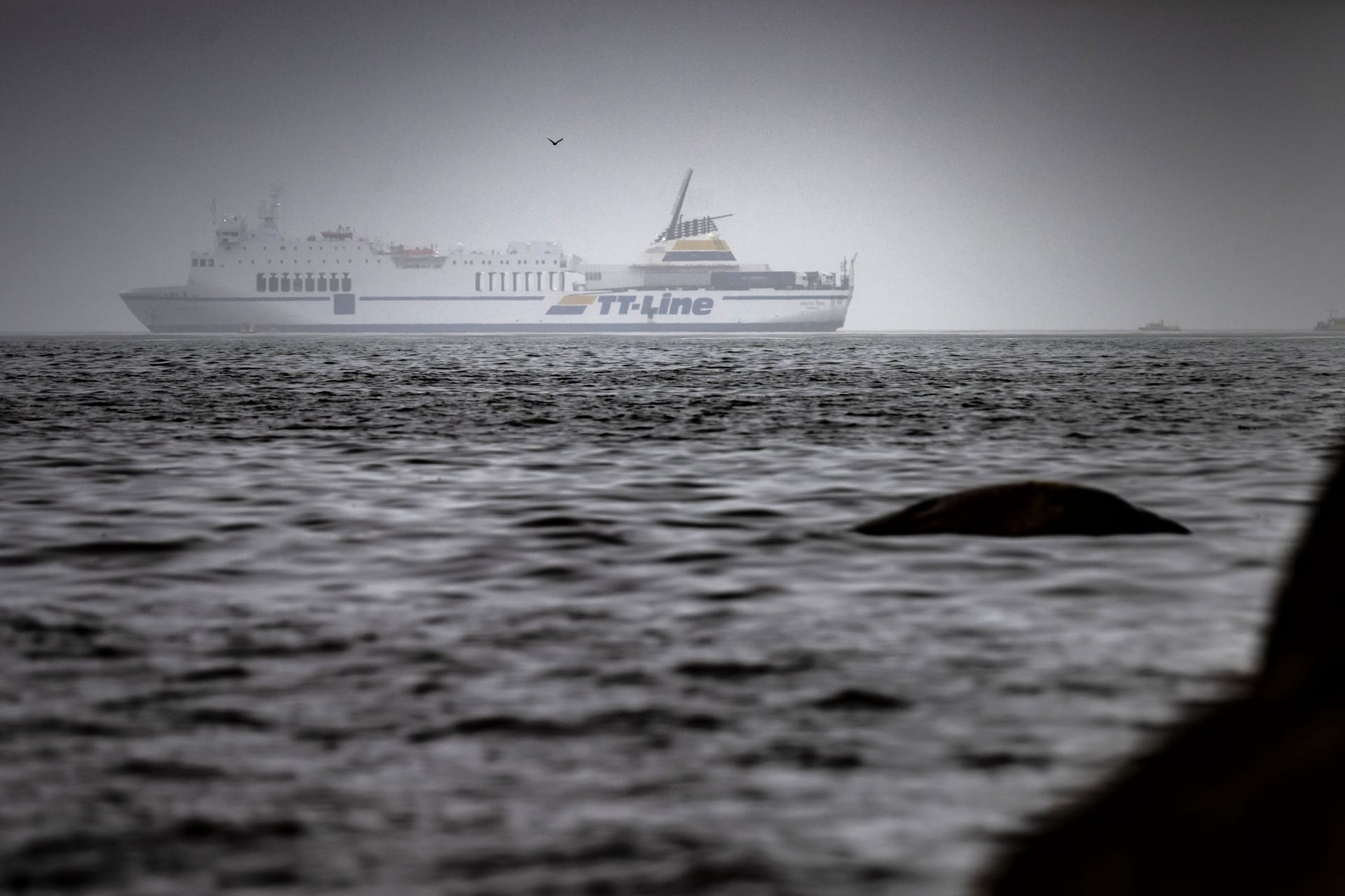 Die Fähre "Marco Polo" der Linie TT lief bei Karlshamn auf Grund.