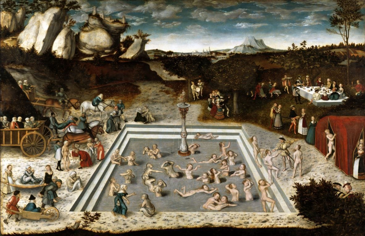 "Der Jungbrunnen" von Lucas Cranach dem Älteren.