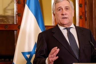 Italiens Außenminister Antonio Tajani in Israel (Archivbild): Hamas sei voller "Mörder" und "Terroristen".