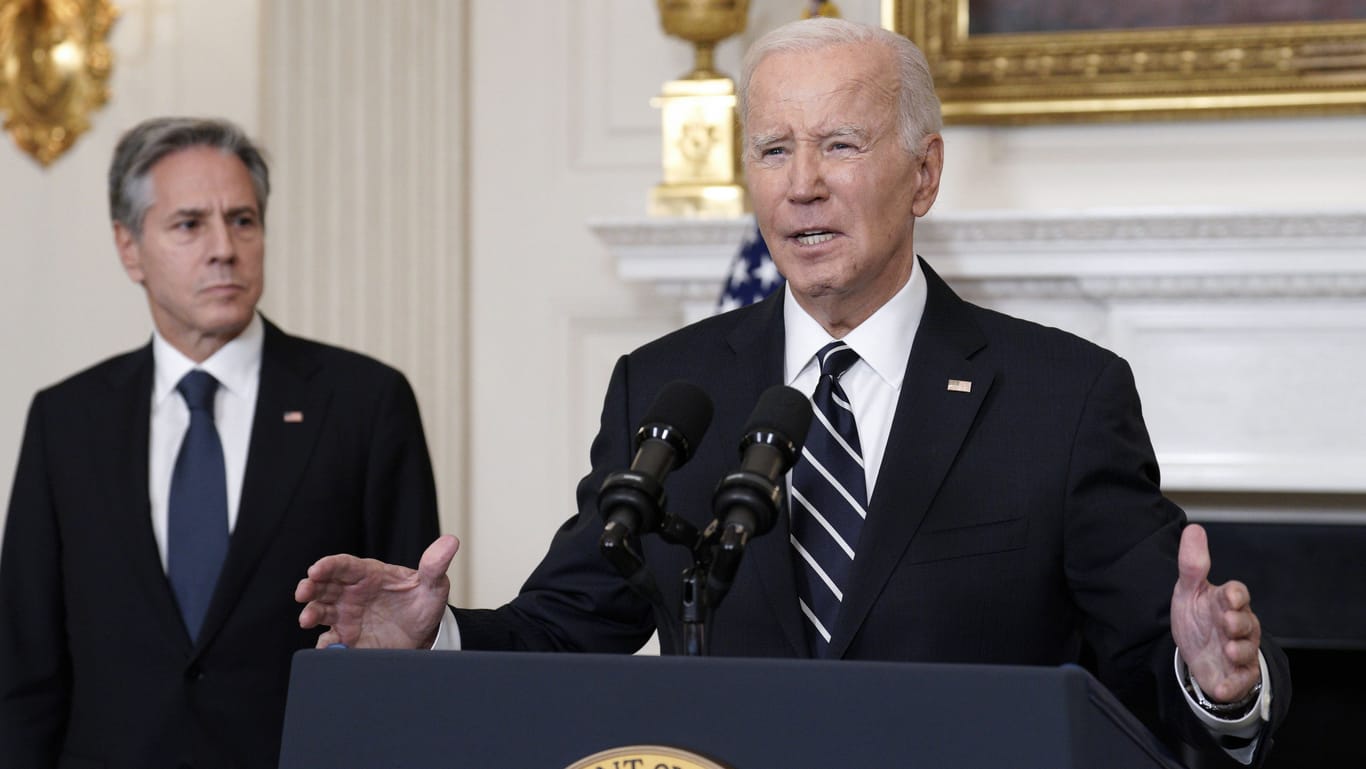 Unter Druck: US-Präsident Joe Biden und sein Außenminister Antony Blinken.