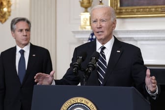 Unter Druck: US-Präsident Joe Biden und sein Außenminister Antony Blinken.