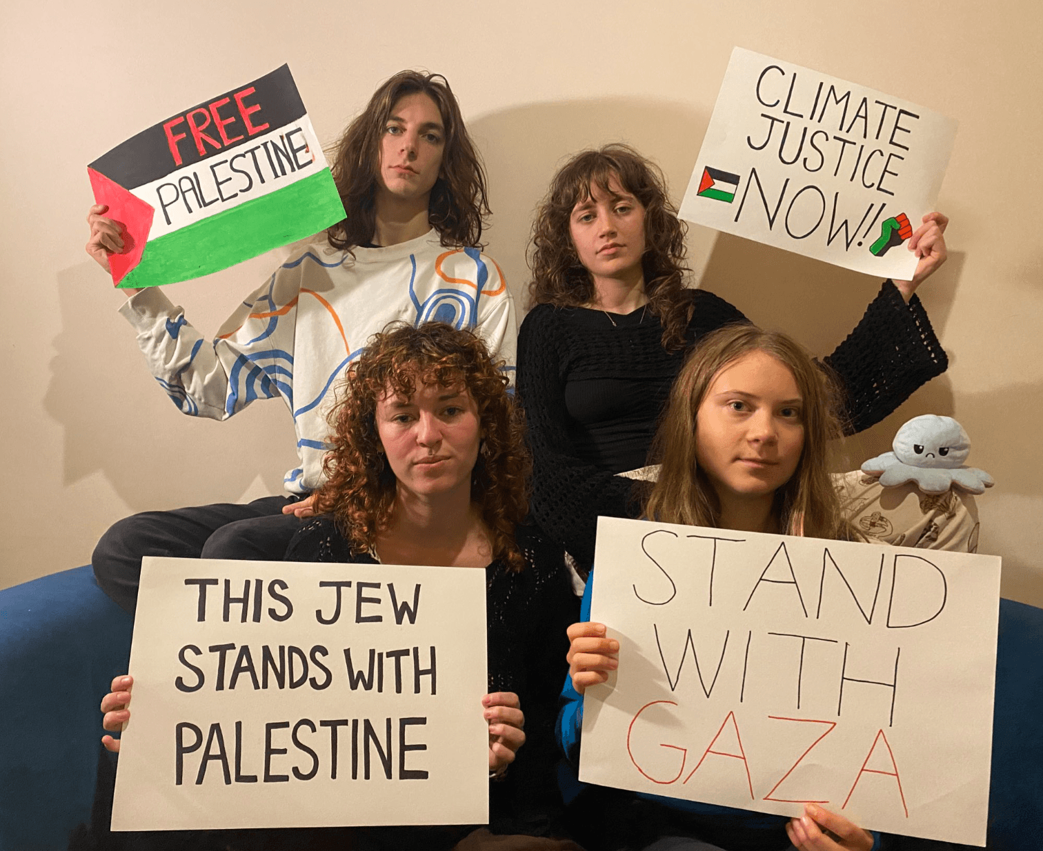 Greta Thunberg: Die Klimaaktivistin hat sich mit Palästina solidarisiert.