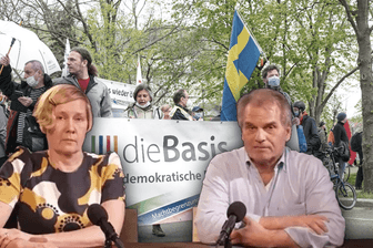 Schaden an der Basis: Viviana Fischer und Reiner Fuellmich als frühere Vorsitzende der Partei werden für die Strafzahlungen verantwortlich gemacht.
