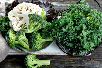 Brokkoli, Grünkohl und Blumenkohl