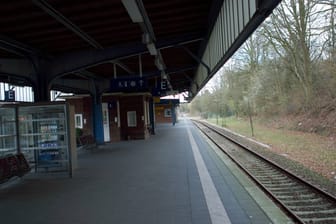 Bahnhof in Flensburg (Archivbild): Das Gelände wurde zeitweise komplett geräumt.