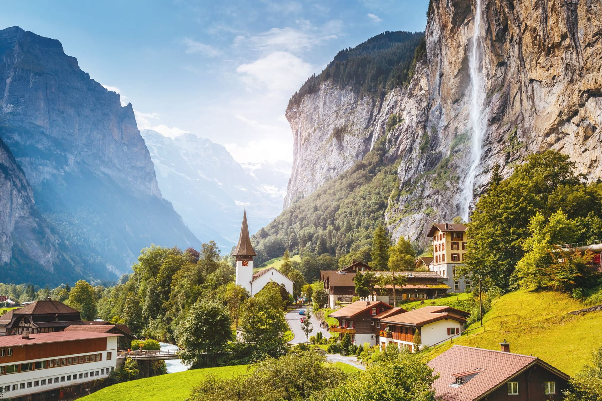 Ein Dorf in der Schweiz