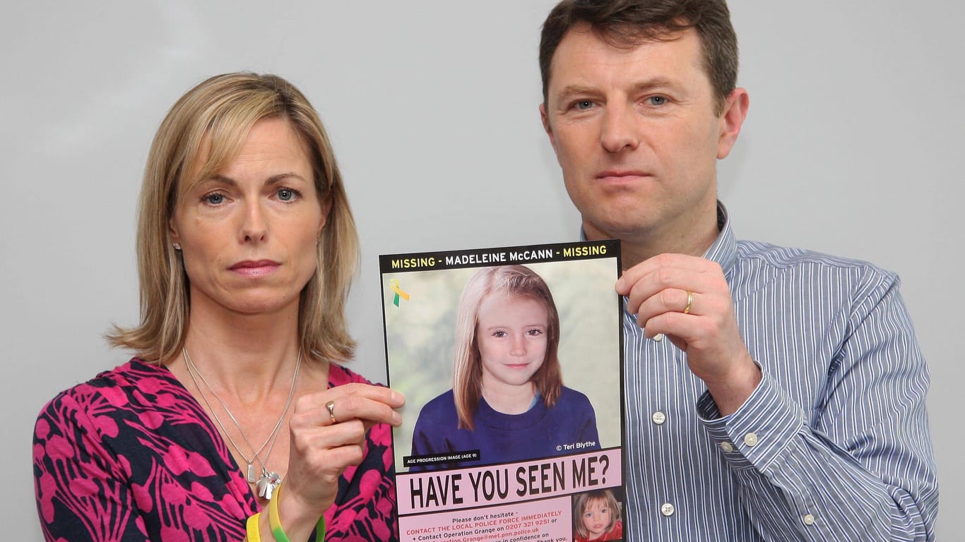 Die Eltern der vermissten Madeleine (Archivbild): Nach der Entführung ihrer Tochter waren sie von den Ermittlern verdächtigt worden.