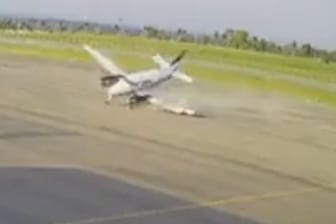 Brasilien: Flugzeug verunglückt bei Landung.
