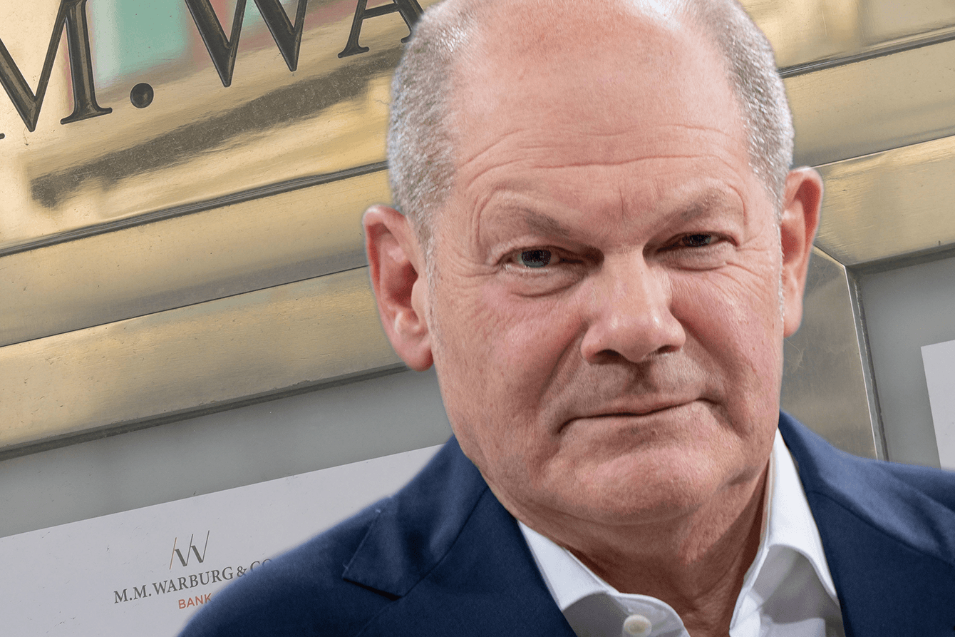 Olaf Scholz gerät im Cum-Ex Skandal immer mehr in Bedrängnis (Quelle: IMAGO/ Emil Janßen und Schöning, Montage)