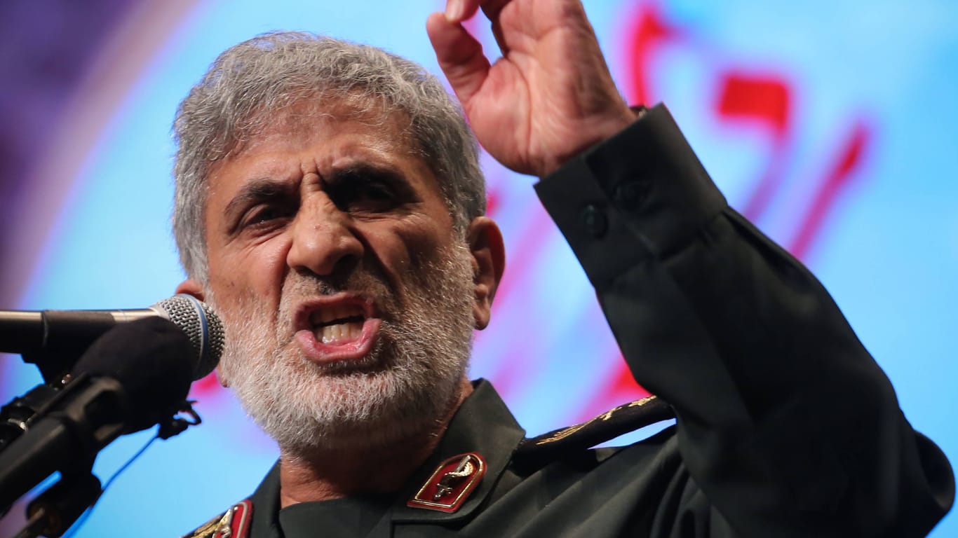 Esmail Qaani, General der iranischen Quds-Brigade (Archivbild): Iranische Elitetruppen sollen Terroristen der Hamas für ihren Angriff auf Israel ausgebildet haben.