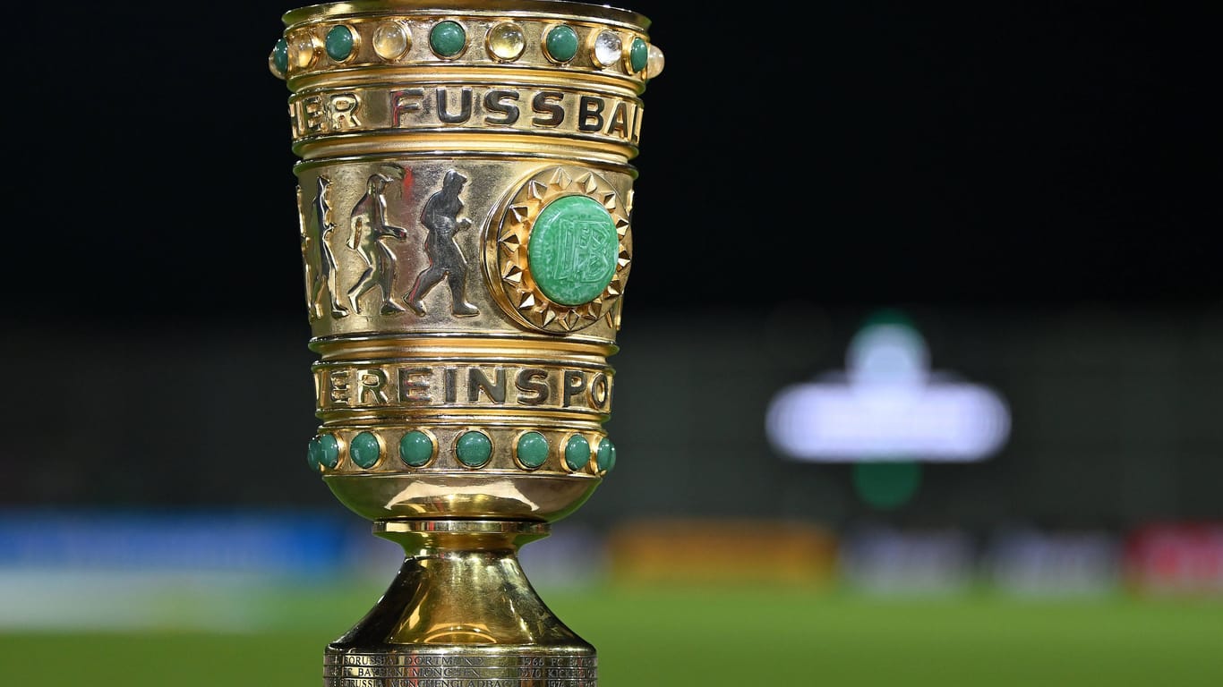 Der DFB-Pokal: Die Trophäe ist auch in diesem Jahr das Objekt der Begierde.