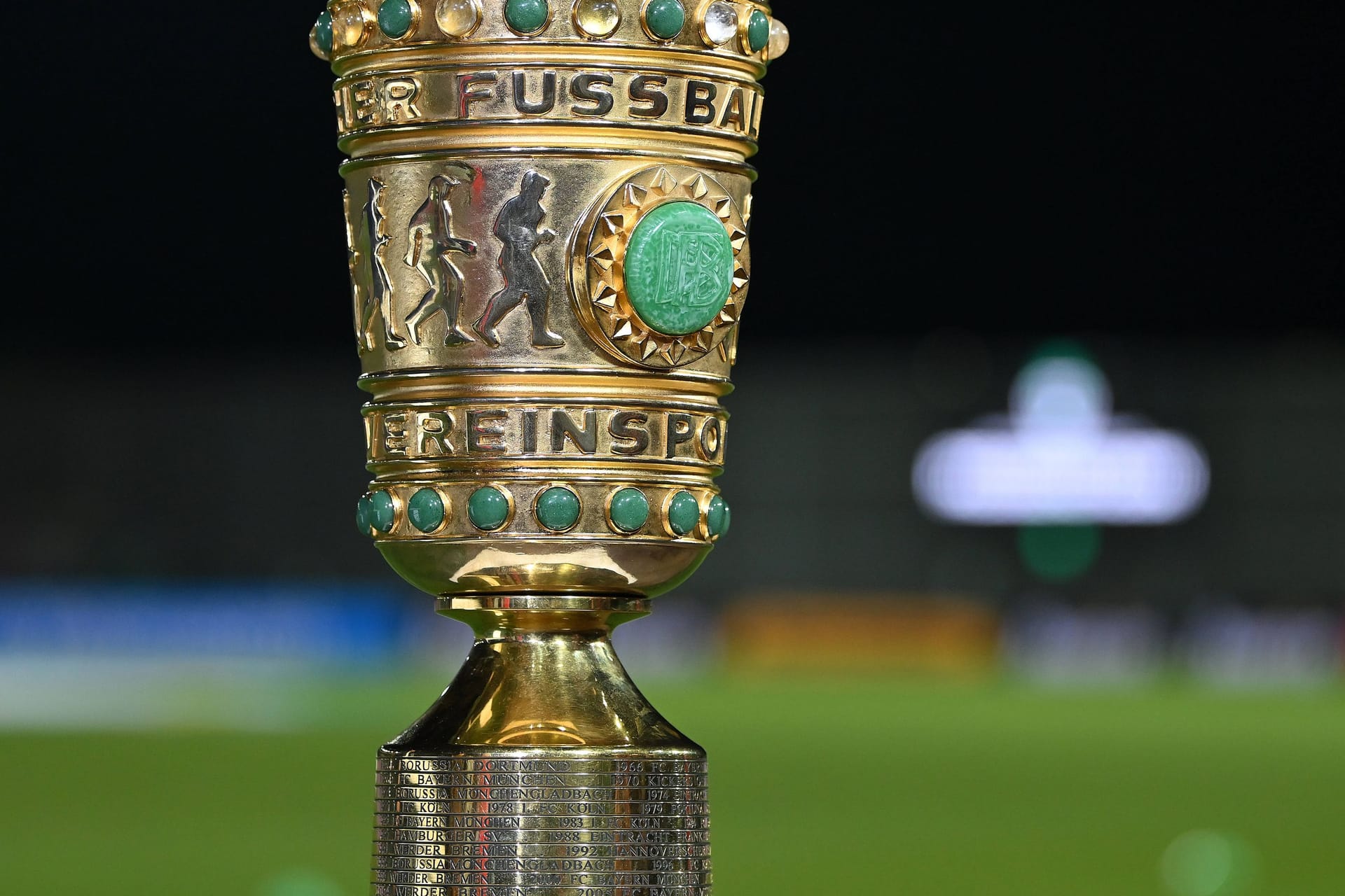 Der DFB-Pokal: Die Trophäe ist auch in diesem Jahr das Objekt der Begierde.